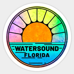 Watersound Florida Crab 30A 30 A Emerald Coast Walton County Sticker